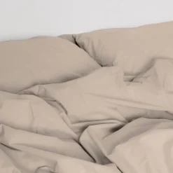Sengetøj & Lagner<Sekan Stonewashed percale sengesæt Valn&oslash;d