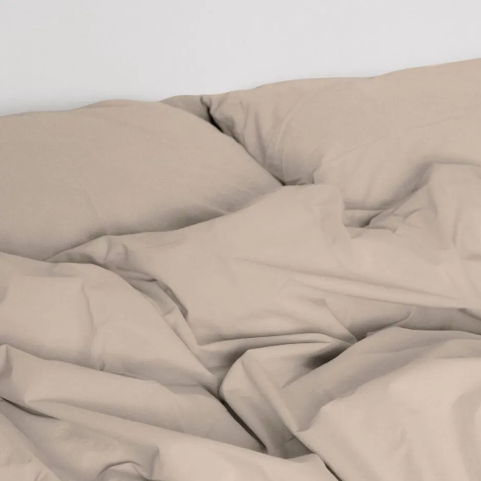 Sengetøj & Lagner<Sekan Stonewashed percale sengesæt Valnød