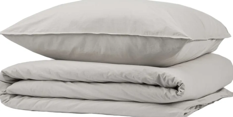 Sengetøj & Lagner<Magasin du Nord Collection Stonewashed sengesæt Feather gray