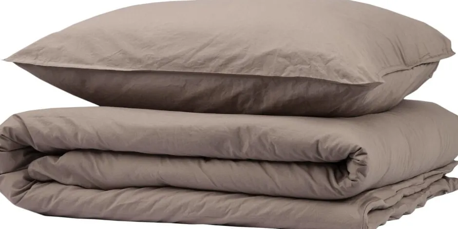 Sengetøj & Lagner<Magasin du Nord Collection Stonewashed sengesæt Taupe grey