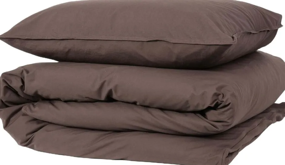 Sengetøj & Lagner<Magasin du Nord Collection Stonewashed sengesæt Black coffee