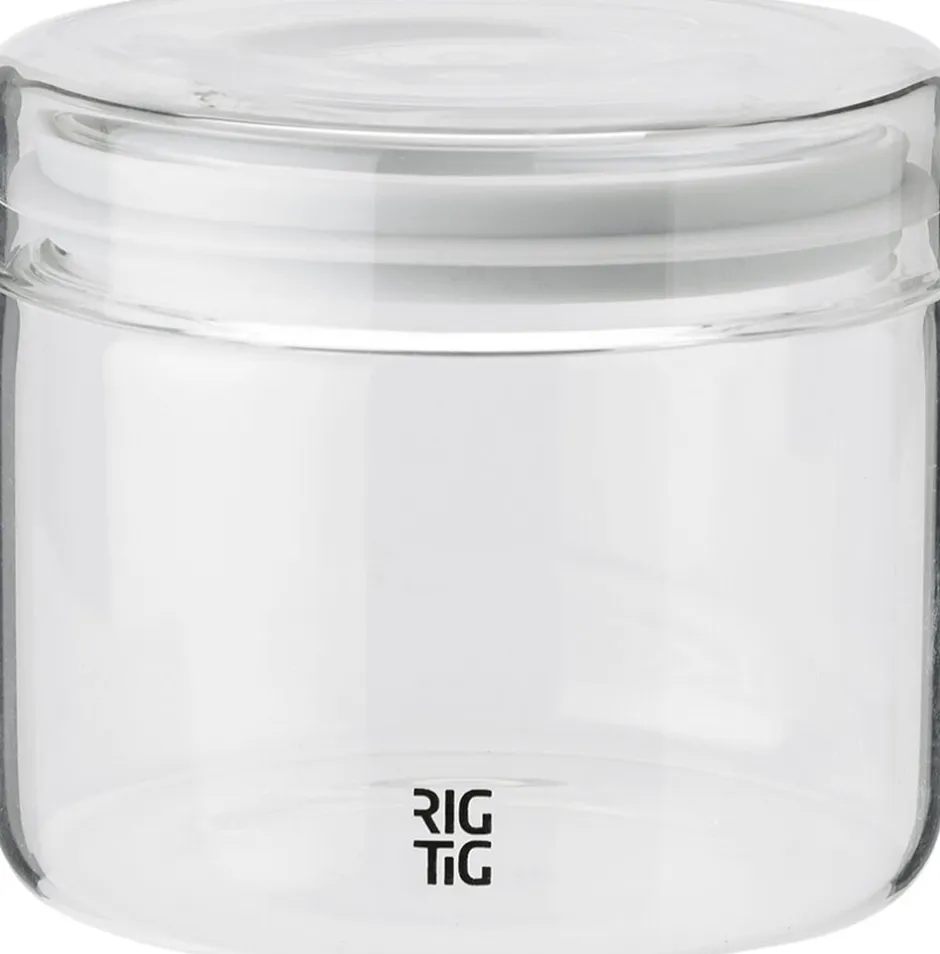 Opbevaring<RIG TIG STORE-IT opbevaringsglas 0,5 l, light grey