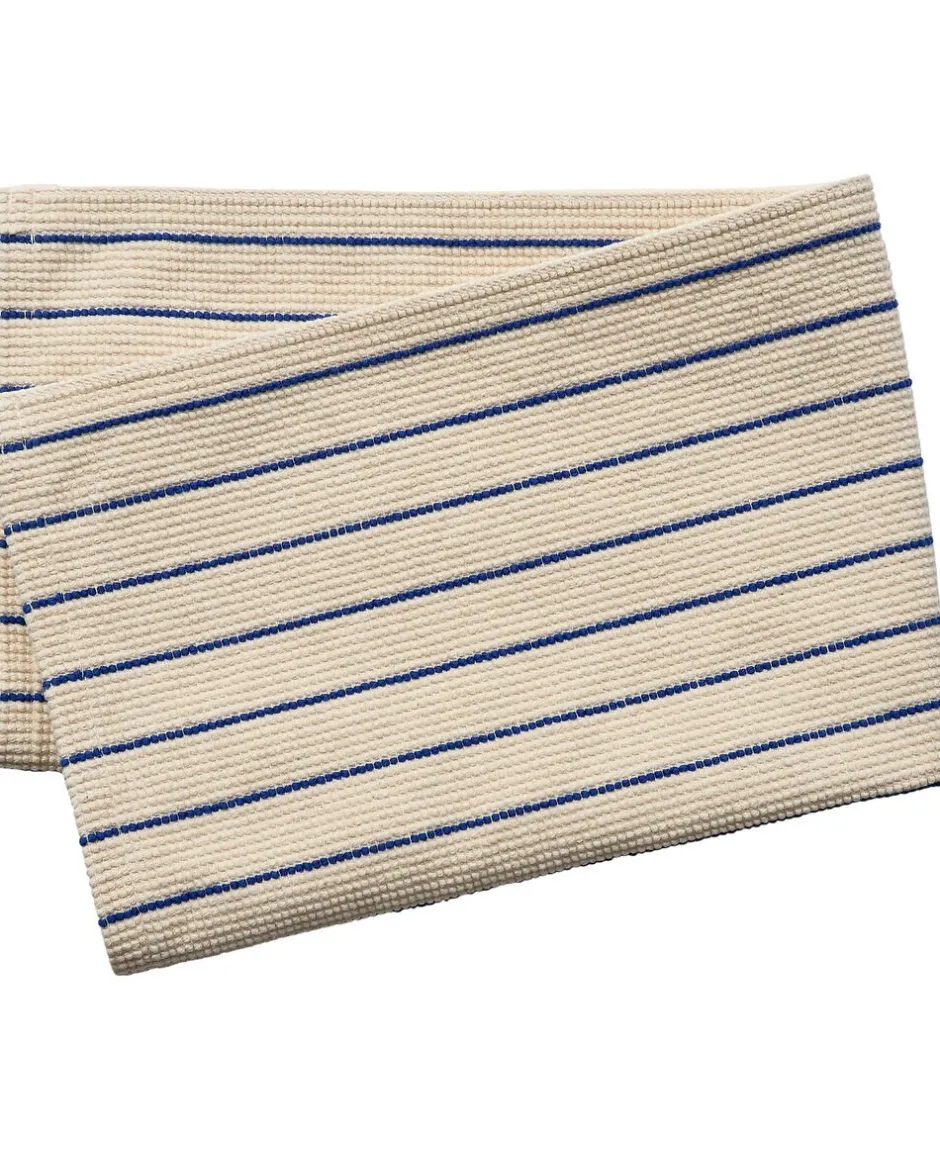 Bademåtter<Magasin du Nord Collection Stripe bathmat 50x80cm surf the web/ecru