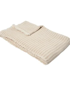 Sengetæpper<Magasin du Nord Collection Stripe throw 130x200cm beige stripe