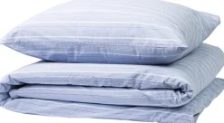 Sengetøj & Lagner<Magasin du Nord Collection Stripe washed percale Blue/white