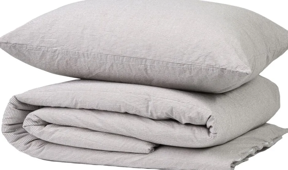 Sengetøj & Lagner<Magasin du Nord Collection Stripe washed sængesæt Brown/white