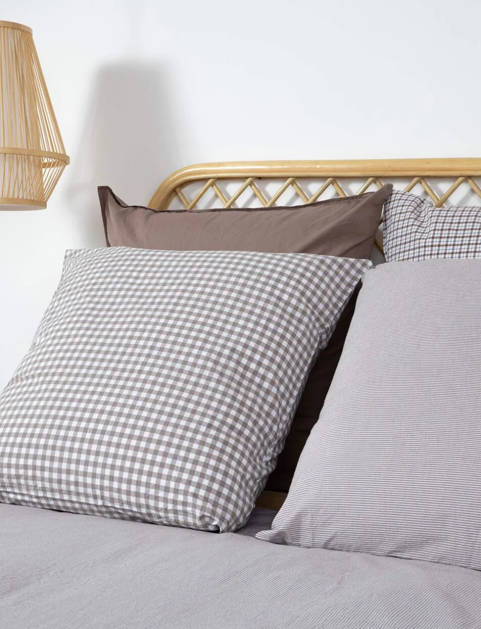 Sengetøj & Lagner<Magasin du Nord Collection Stripe washed sængesæt Brown/white