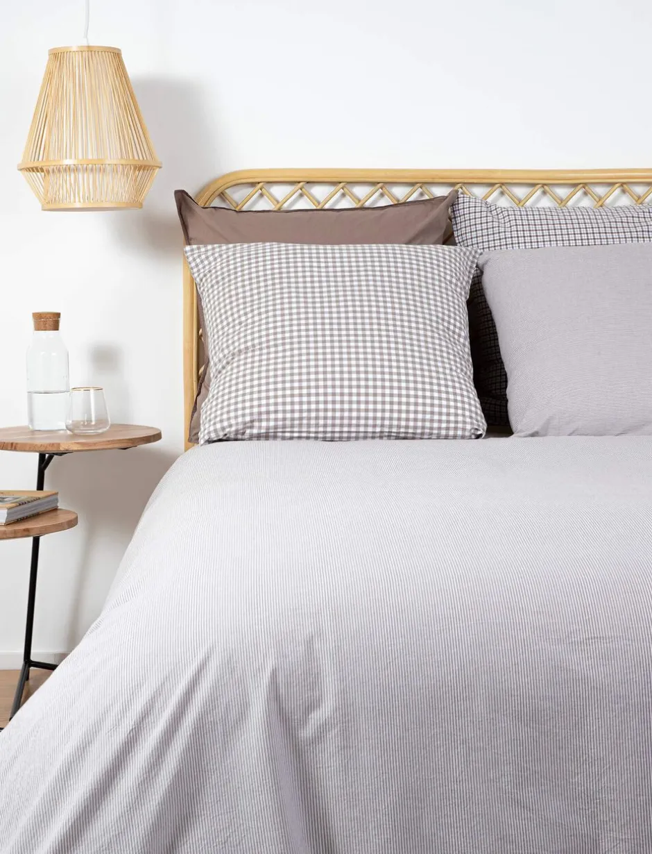 Sengetøj & Lagner<Magasin du Nord Collection Stripe washed sængesæt Brown/white