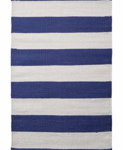Gulvtæpper<Magasin du Nord Collection stripe/, tæppe Blå-hvid