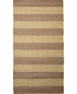 Gulvtæpper<Magasin du Nord Collection stripe/, tæppe Sand-gul