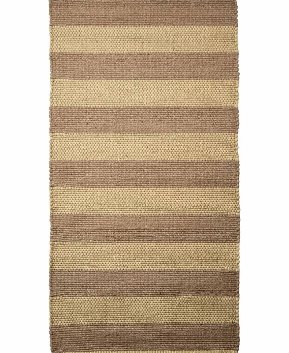 Gulvtæpper<Magasin du Nord Collection stripe/, tæppe Sand-gul