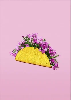 Plakater & Rammer<Poster & Frame Super Mercat - Flower Taco Flerfarvet