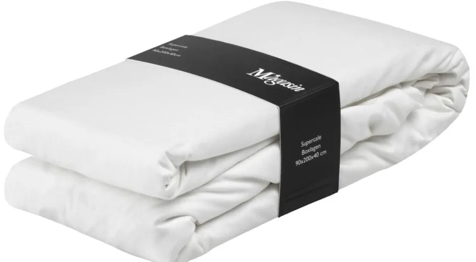 Sengetøj & Lagner<Magasin du Nord Collection Supercale boxlagen Hvid