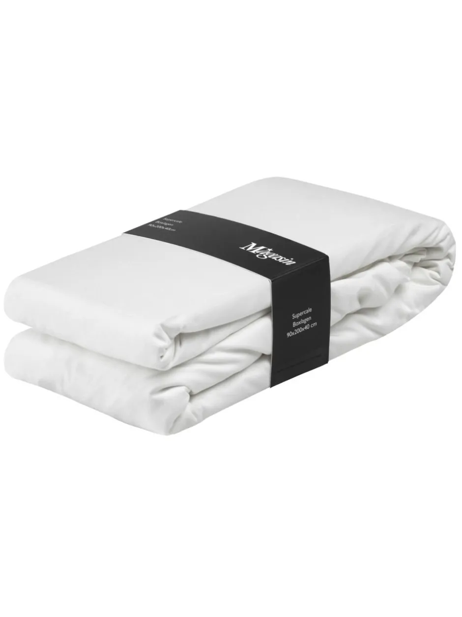 Sengetøj & Lagner<Magasin du Nord Collection Supercale boxlagen Hvid