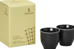 Tilbehør Til Bordet<Rörstrand Swedish Grace Æggebæger 4 cl Antracit 2 styk