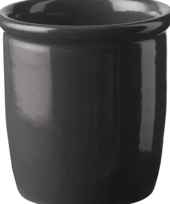 Opbevaring<Knabstrup Keramik Syltekrukke, antracitgrå, 0,5 l