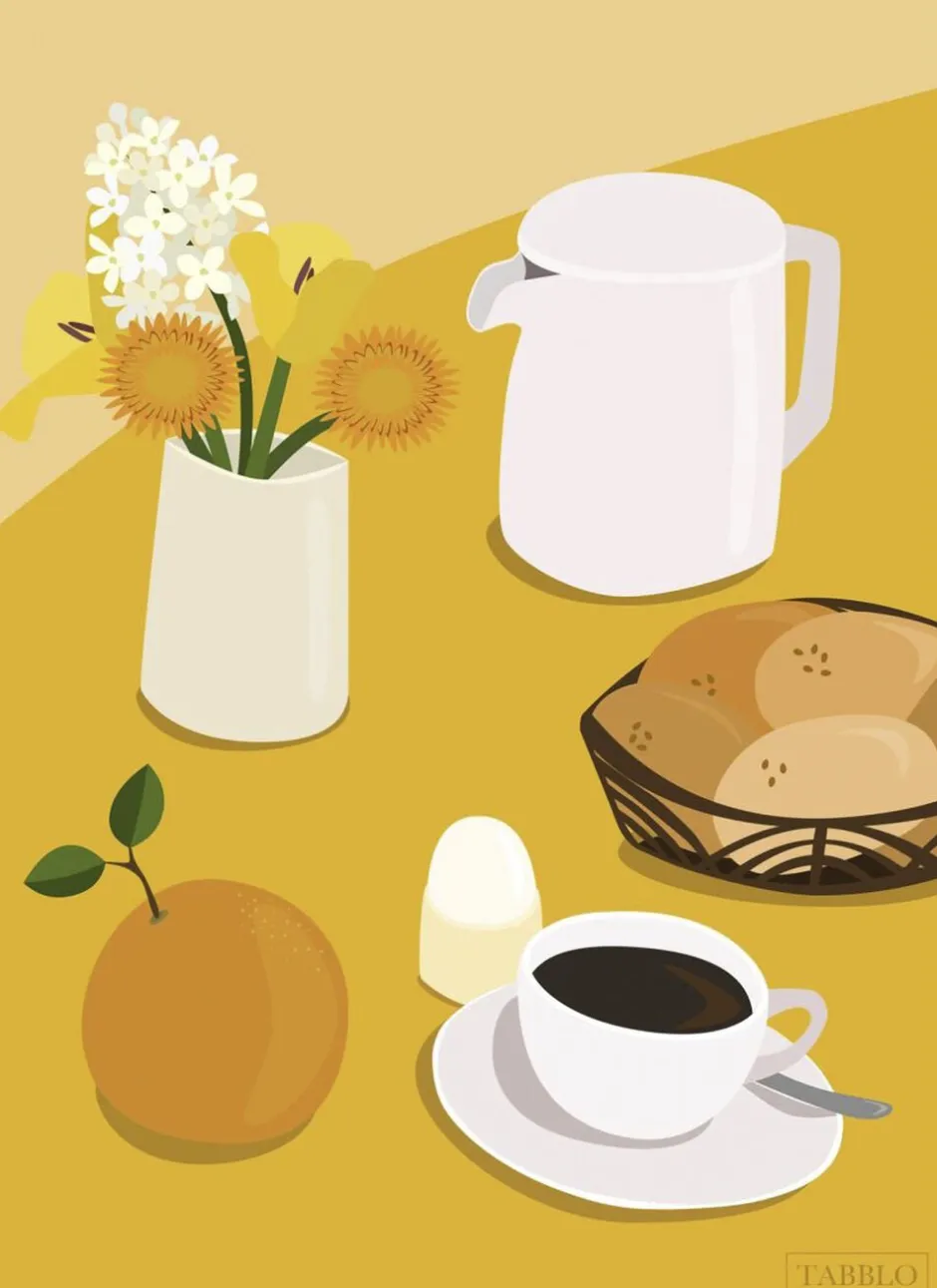 Plakater & Rammer<Poster & Frame Tabblo - Hot buns Flerfarvet