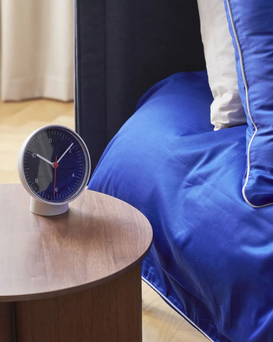 Ure & Vejrstationer<Hay Table Clock-White_