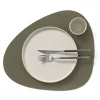 Tekstiler Til Borddækning<LIND DNA Table Mat Curve L Nupo Army Green