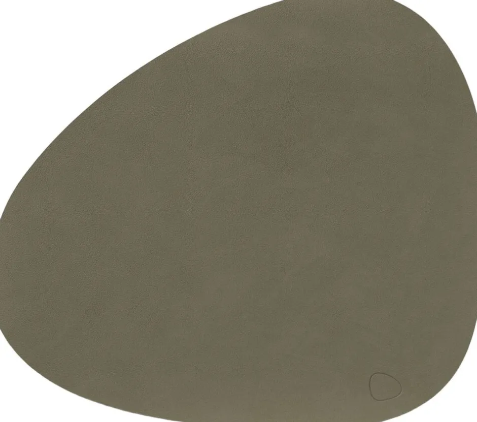 Tekstiler Til Borddækning<LIND DNA Table Mat Curve L Nupo Army Green