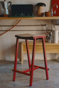 Møbler<Hay Taburete 8 Bar stool High Signal re