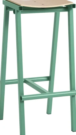 Møbler<Hay Taburete 8 Bar stool High Soft jade