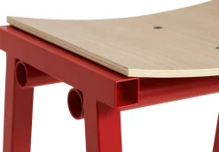 Møbler<Hay Taburete 8 Bar stool Low Signal red