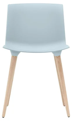 Møbler<Andersen - Furniture TAC Chair plast Iceblue / Oak white pigm. lacquer