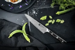 Køkkenknive & Sakse<Zwilling Tanrei Kompakt kokkekniv 140 Glatslebet
