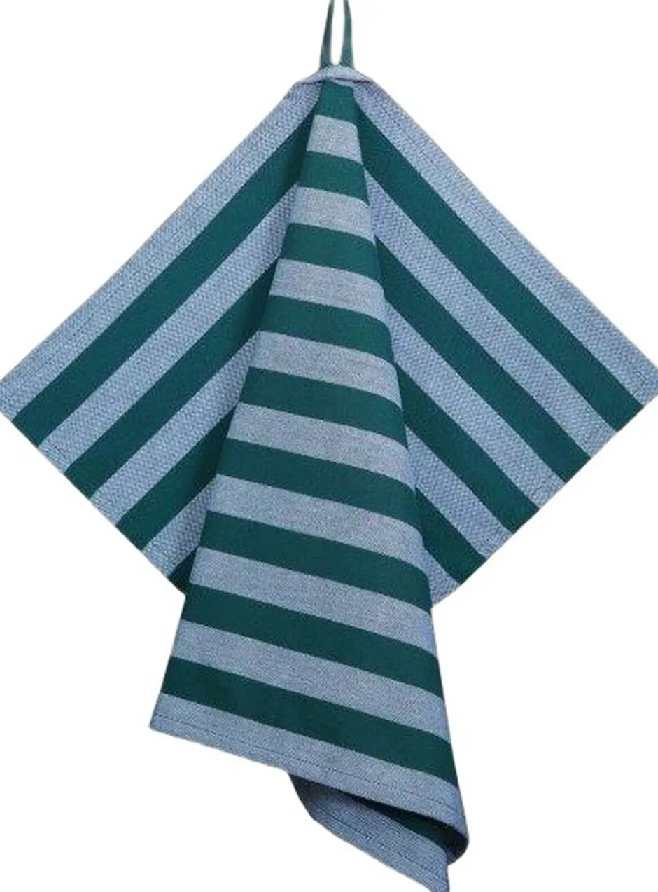 Tekstiler Til Køkkenet<Magasin du Nord Collection Tea Towels 50x70 cm BIRK -Stripe dark green