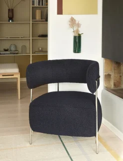 Møbler<Hübsch Teddy Lounge Chair Blue