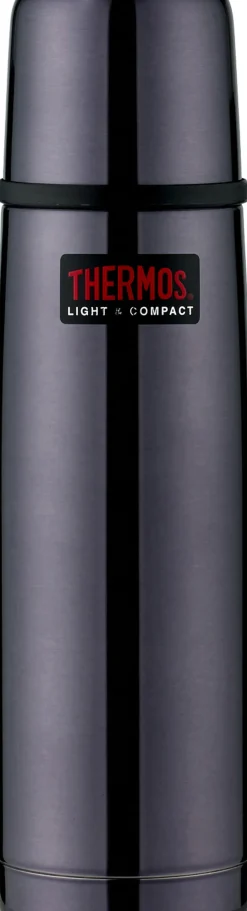 Opbevaring<Thermos Termoflaske Light & Compact 0,5 liter Midnight Blue stål