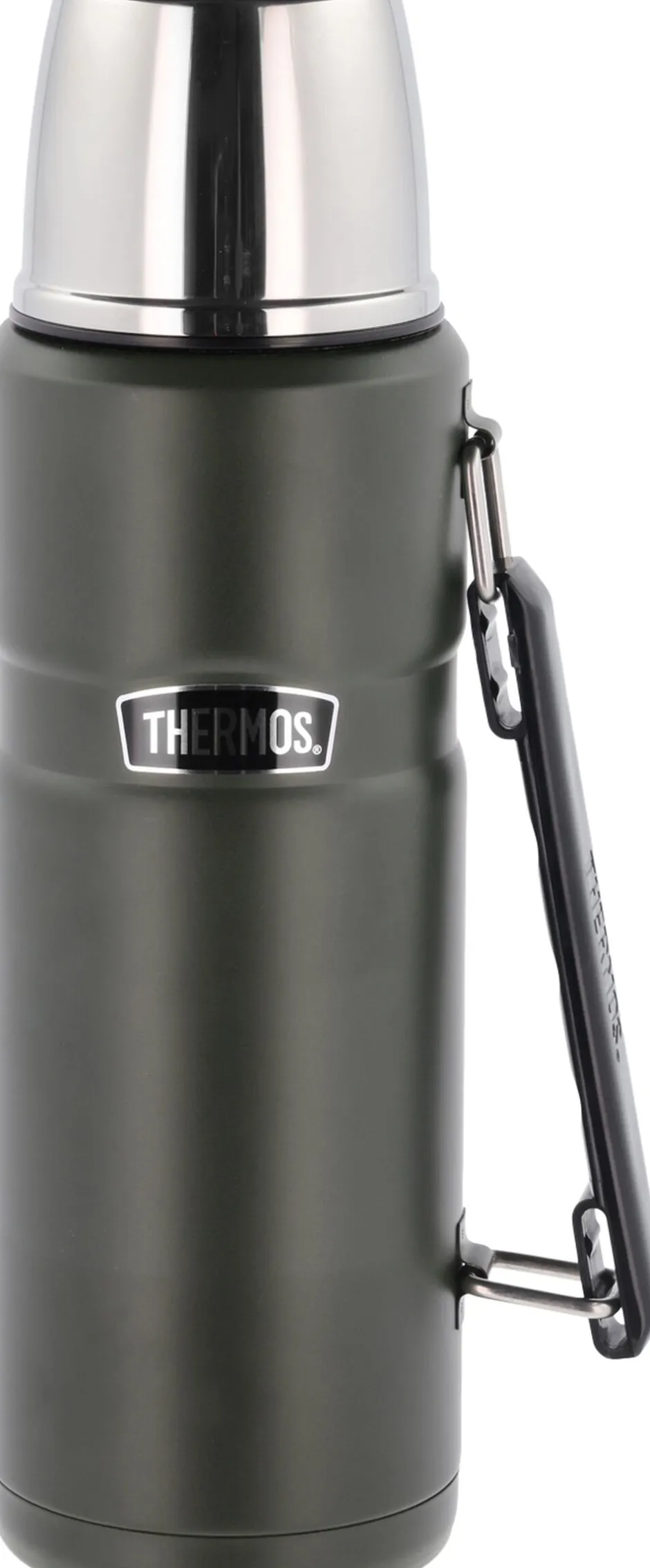 Opbevaring<Thermos Termoflaske Stainless King 1,2 liter Army Rustfrit stål