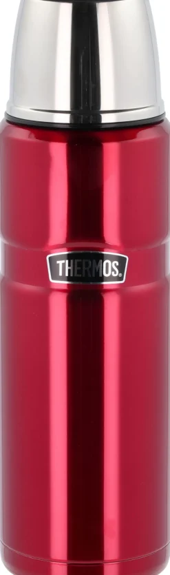 Opbevaring<Thermos Termoflaske Stainless King 1,2 liter Mørk rød Rustfrit stål