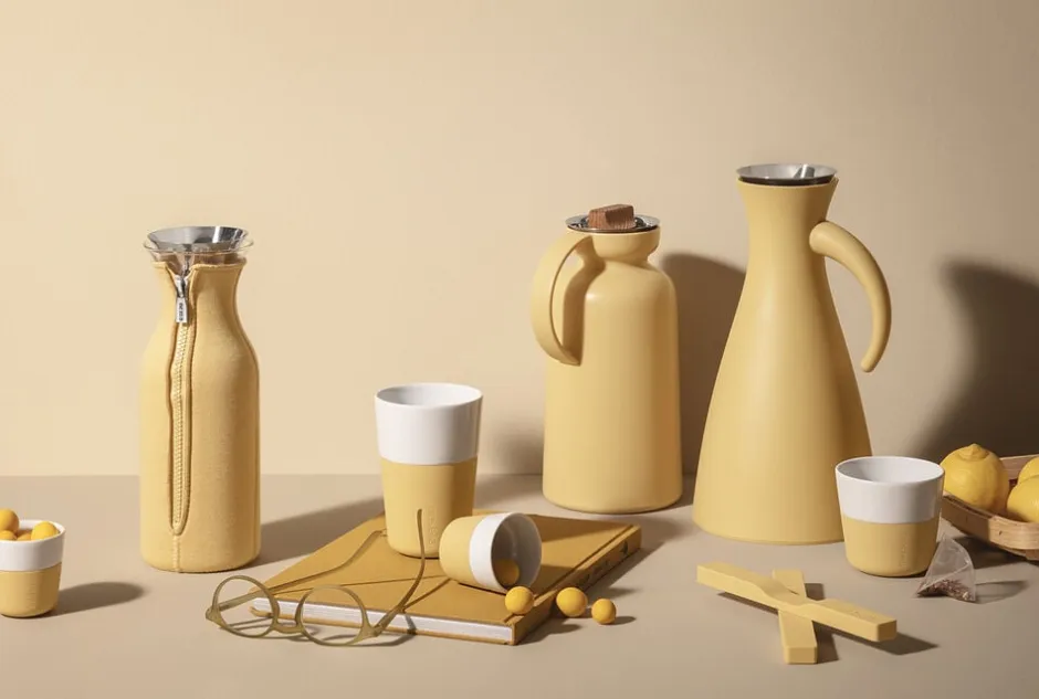 Kaffe & Te<Eva Solo Termokande 1,0l Golden sand