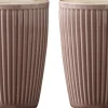 Kopper & Krus<Pillivuyt Termokrus Plissé 25 cl 8 x 12 cm 2 stk. Woodrose