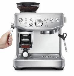 Kaffe & Te<SAGE The Barista Express Impress Brushed Steel