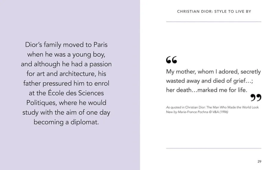 Bøger<New Mags The Little Guide to Christian Dior