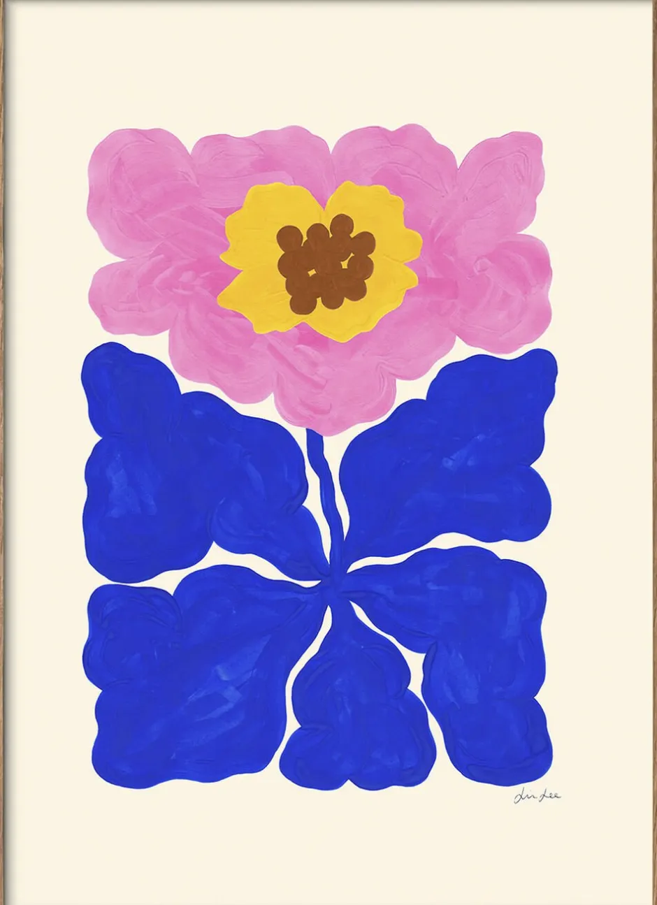 Plakater & Rammer<Poster & Frame The Poster Club x Liv Lee - Just Bloomed Flerfarvet