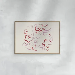 Plakater & Rammer<Poster & Frame The Poster Club x Lucrecia Rey Caro - Celestial Blossom Flerfarvet