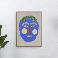 Plakater & Rammer<The Poster Club x Park Pardon - Green Hair Portrait Flerfarvet