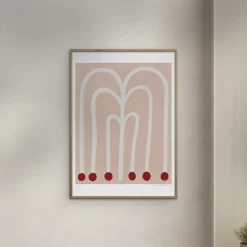 Plakater & Rammer<Poster & Frame The Poster Club x Vera Mattmann - Grosse Blume Flerfarvet