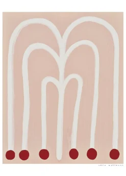 Plakater & Rammer<Poster & Frame The Poster Club x Vera Mattmann - Grosse Blume Flerfarvet