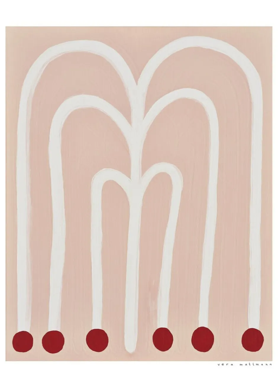 Plakater & Rammer<Poster & Frame The Poster Club x Vera Mattmann - Grosse Blume Flerfarvet