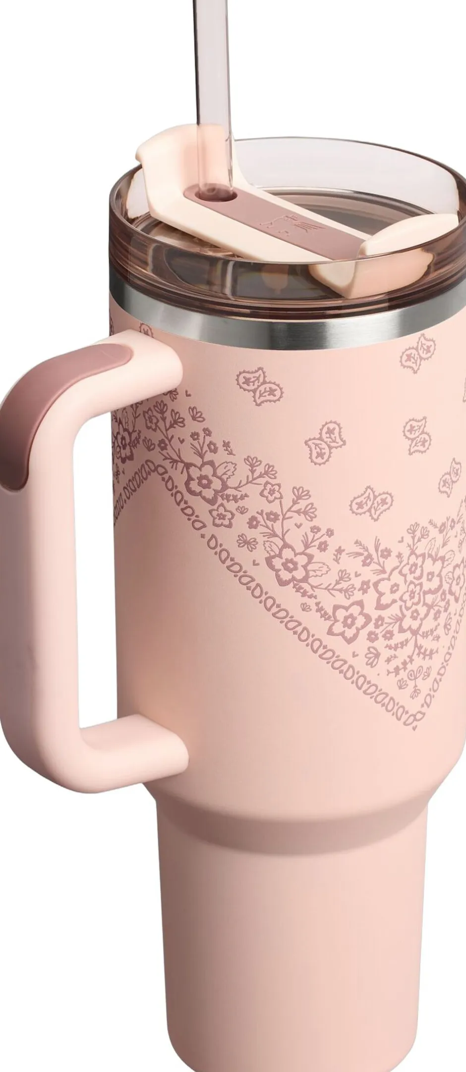 Kopper & Krus<Stanley The Quencher H2. O FlowState Tumbler 1. 18L / 40oz Conch Flora
