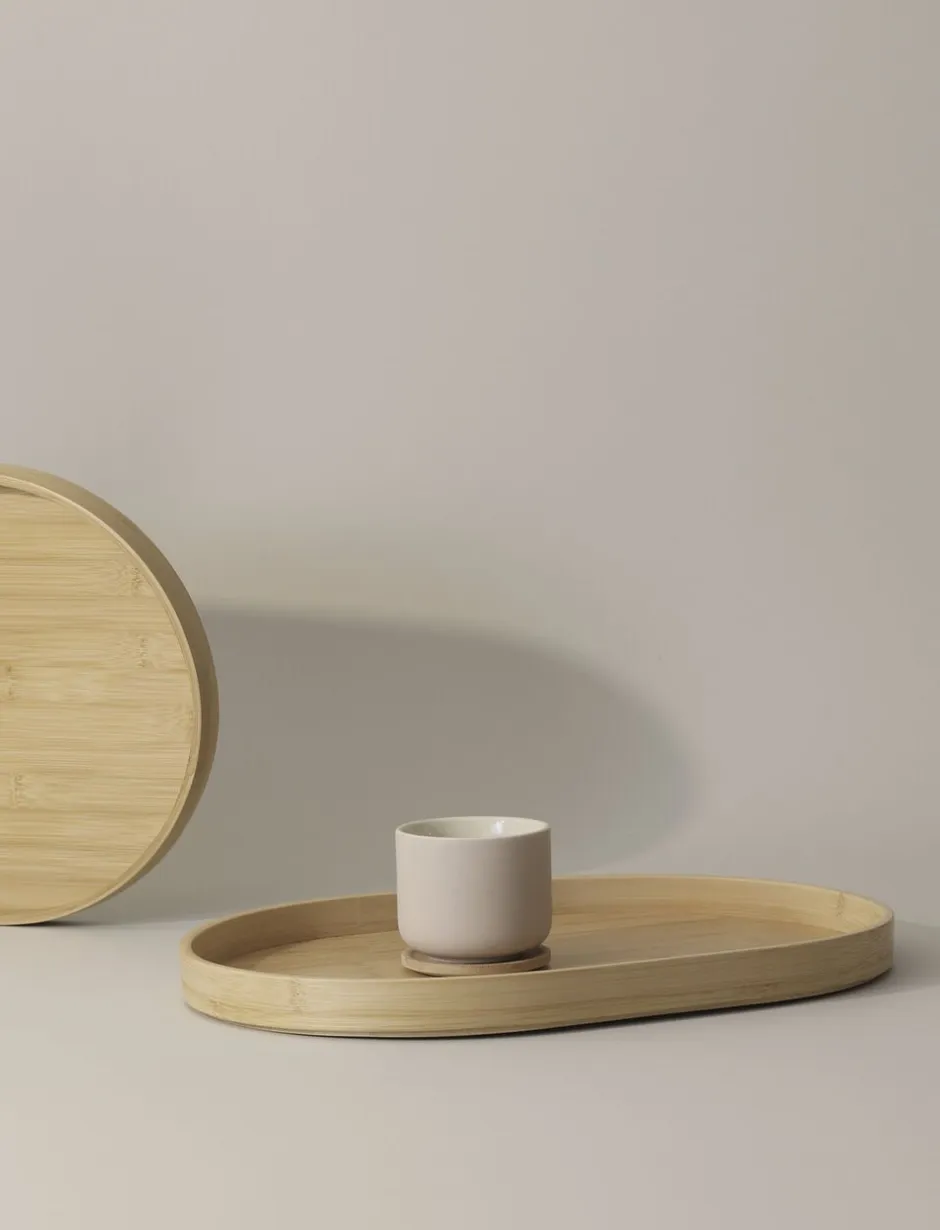 Tilbehør Til Bordet<Stelton Theo serveringsbakke bamboo