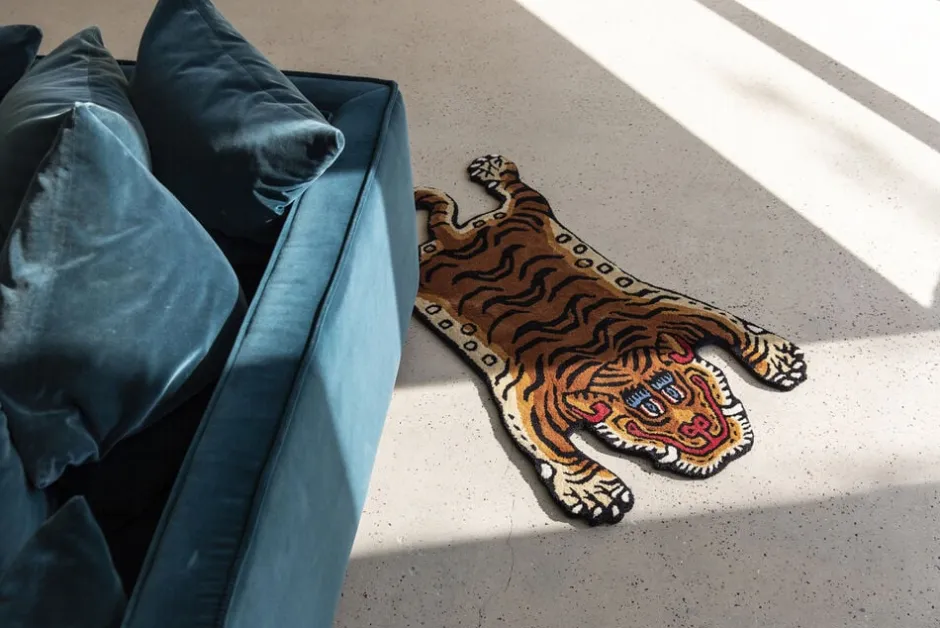 Gulvtæpper<Bongusta Tiger Rug small
