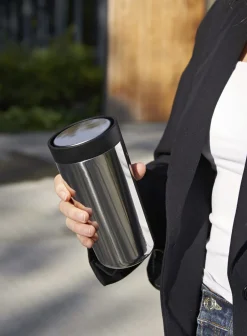 Kaffe & Te<Stelton To Go Click termokop 0,4 l, steel