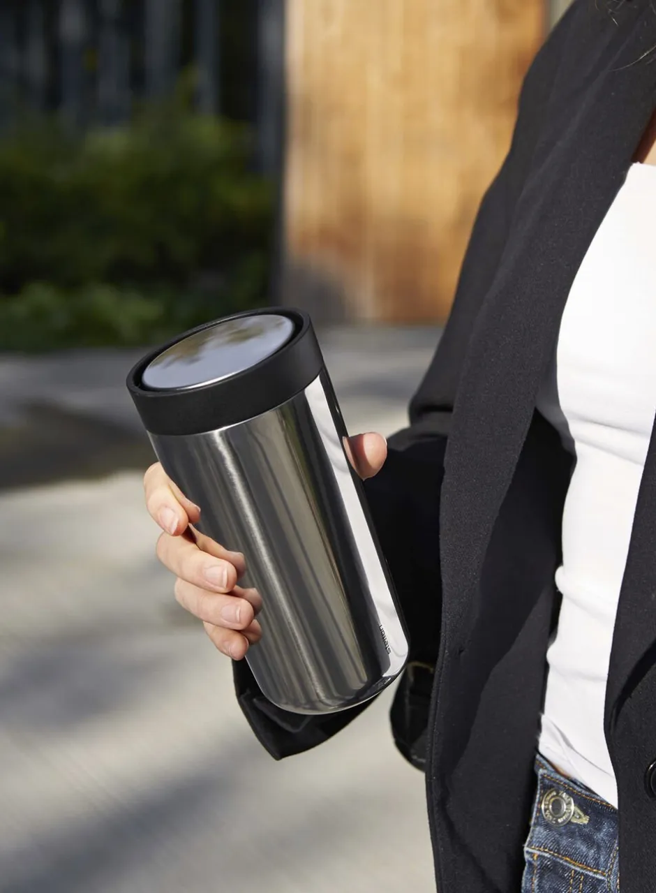 Kaffe & Te<Stelton To Go Click termokop 0,4 l, steel