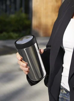 Kaffe & Te<Stelton To Go Click termokop 0,4 l, steel